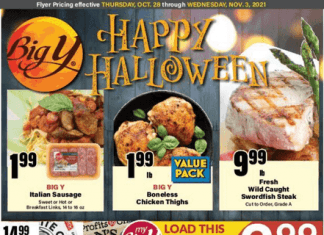 Big Y Weekly Ad Oct 28 – Nov 03, 2021 (Halloween Promotion Included)