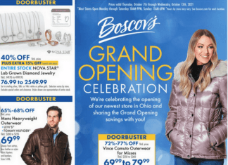 Boscov’s Weekly Ad Oct 07 – Oct 13, 2021