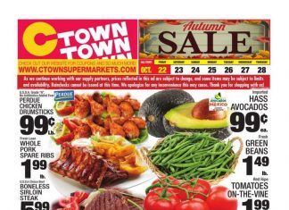 C-Town Weekly Ad Oct 22 – Oct 28, 2021 (Halloween Promotion Included)