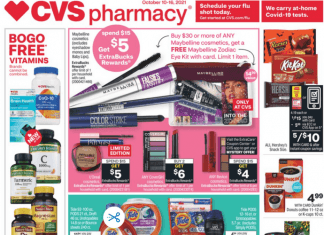 CVS Weekly Ad Oct 10 – Oct 16, 2021 (Halloween Promotion Included)
