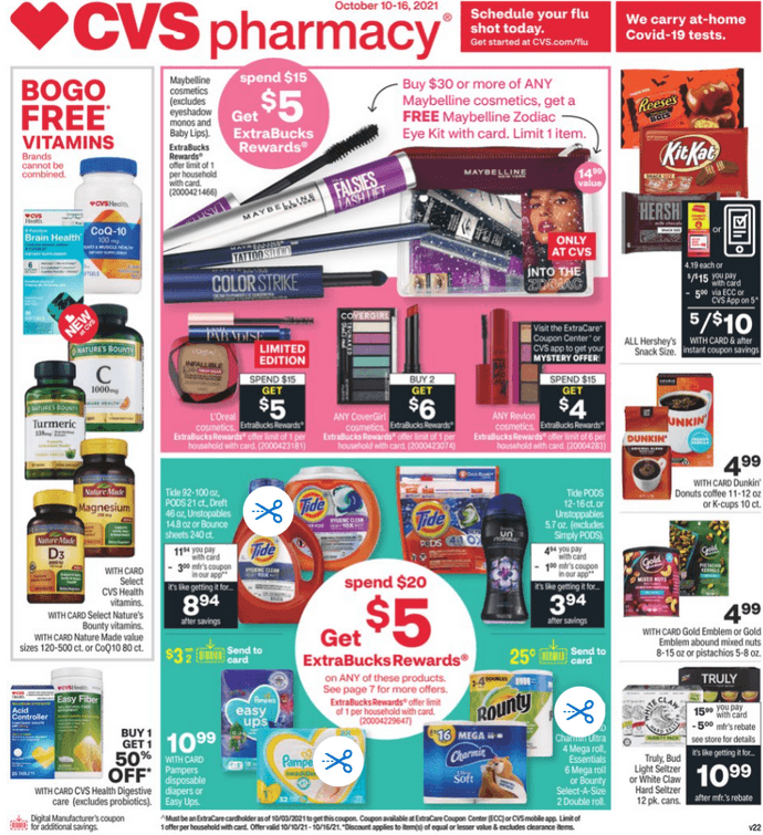 CVS Weekly Ad Oct 10 – Oct 16, 2021 (Halloween Promotion Included)