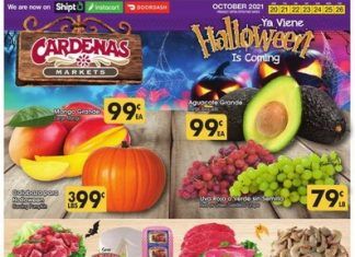 Cardenas Weekly Ad Oct 20 – Oct 26, 2021 (Halloween Promotion Included)