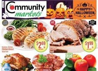 Community Markets Weekly Ad Oct 29 – Nov 04, 2021 (Halloween Promotion Included)