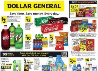 Dollar General Weekly Ad Oct 03 – Oct 09, 2021 (Halloween Promotion Included)