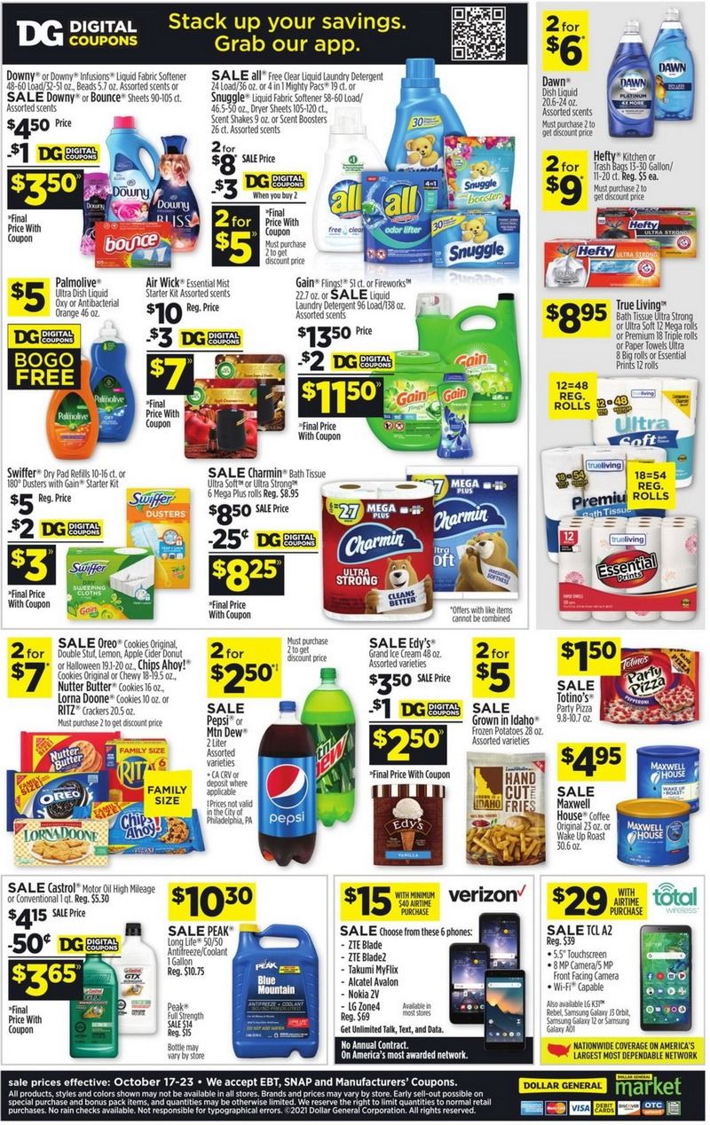 Dollar General Weekly Ad Oct 17 Oct 23, 2021 (Halloween Promotion