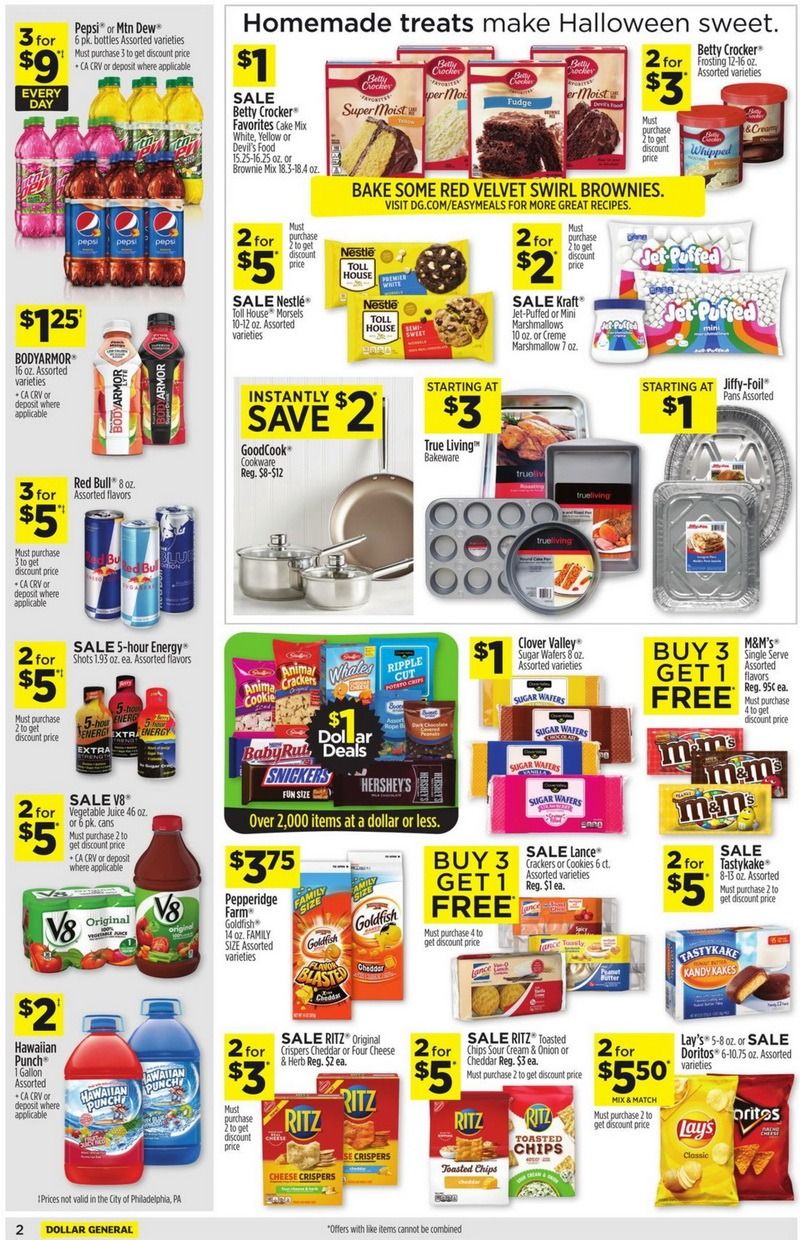Dollar General Weekly Ad Oct 17 Oct 23, 2021 (Halloween Promotion