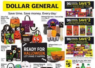 Dollar General Weekly Ad Oct 24 – Oct 30, 2021 (Halloween Promotion Included)