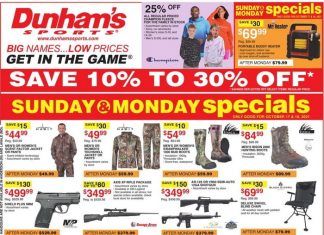 Dunham’s Sports Weekly Ad Oct 16 – Oct 21, 2021 (Halloween Promotion Included)
