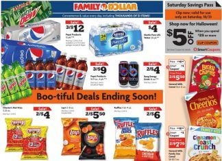 Family Dollar Weekly Ad Oct 17 – Oct 23, 2021 (Halloween Promotion Included)
