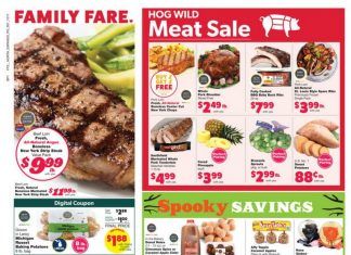 Family Fare Weekly Ad Oct 17 – Oct 23, 2021 (Halloween Promotion Included)