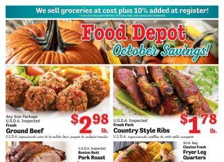Food Depot Weekly Ad Oct 18 – Oct 24, 2021