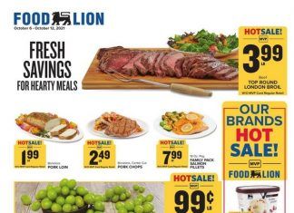 Food Lion Weekly Ad Oct 06 – Oct 12, 2021 (Halloween Promotion Included)