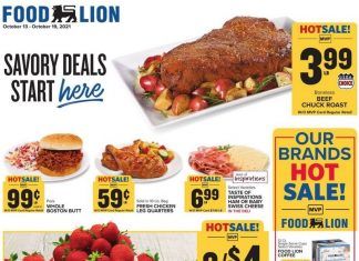 Food Lion Weekly Ad Oct 13 – Oct 19, 2021 (Halloween Promotion Included)