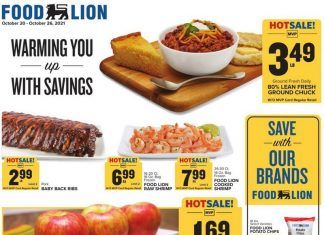Food Lion Weekly Ad Oct 20 – Oct 26, 2021 (Halloween Promotion Included)