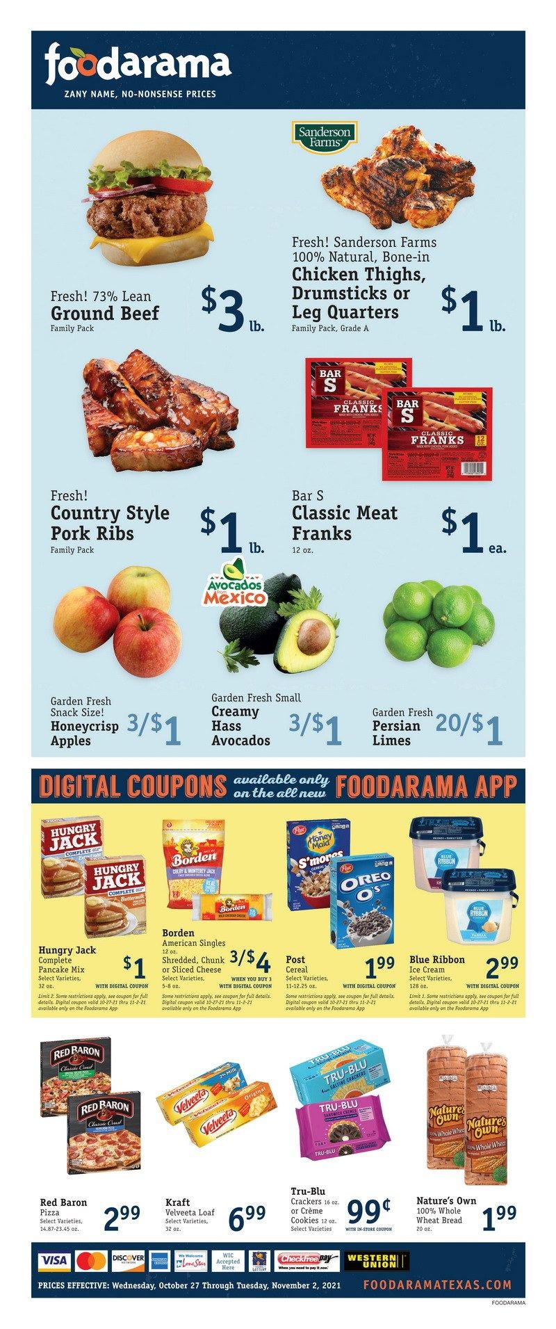 Foodarama Weekly Ad Oct 27 Nov 02, 2021