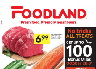 Foodland(Canada) Weekly Ad Oct 27 – Nov 02, 2021(Halloween Promotion Included)