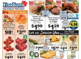 Foodtown Weekly Ad Oct 15 – Oct 21, 2021 (Halloween Promotion Included)
