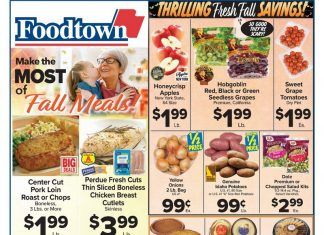 Foodtown Weekly Ad Oct 22 – Oct 28, 2021 (Halloween Promotion Included)