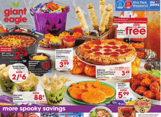 Giant Eagle Weekly Ad Oct 28 – Nov 03, 2021 (Halloween Promotion Included)