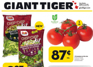 Giant Tiger Weekly Ad Oct 13 – Oct 19, 2021 (Halloween Promotion Included)