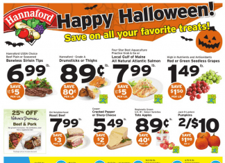 Hannaford Weekly Ad Oct 24 – Oct 30, 2021 (Halloween Promotion Included)