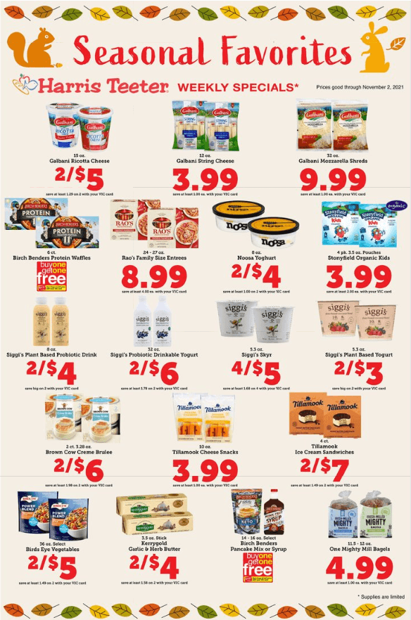 Harris Teeter Weekly Ad Oct 27 Nov 02, 2021 (Halloween Promotion