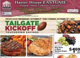 Harter House Weekly Ad Oct 06 – Oct 12, 2021