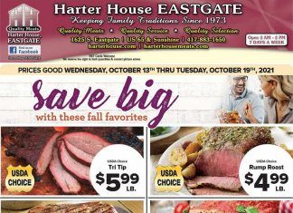 Harter House Weekly Ad Oct 13 – Oct 19, 2021