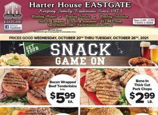 Harter House Weekly Ad Oct 20 – Oct 26, 2021