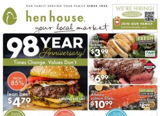 Hen House Weekly Ad Oct 06 – Oct 12, 2021