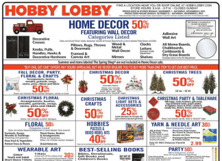 Hobby Lobby Weekly Ad Oct 31 – Nov 06, 2021