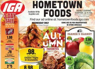 IGA Weekly Ad Oct 13 – Oct 19, 2021