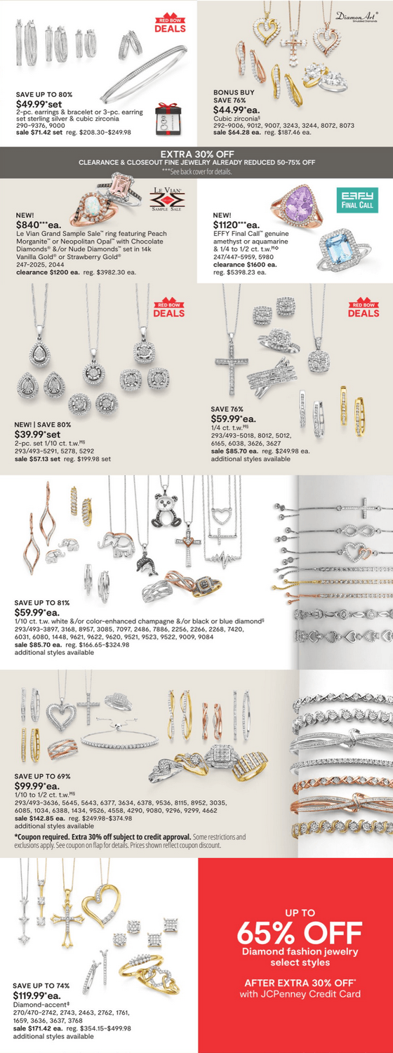 JCPenney Jewelry Flyer Sale Oct 18 Oct 24, 2021