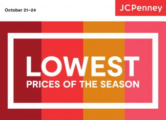 JCPenney Seasonal Lowest Prices Sale Oct 21 – Oct 24, 2021