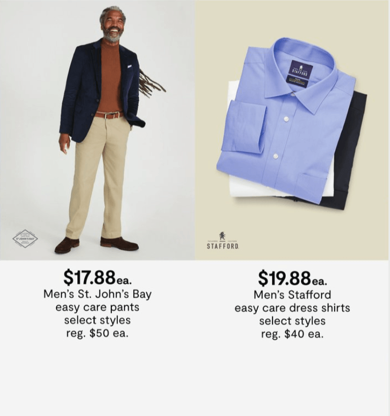 JCPenney Seasonal Lowest Prices Sale Oct 21 Oct 24, 2021