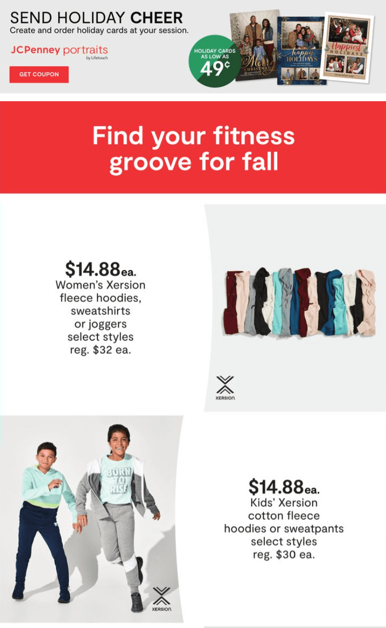 JCPenney Seasonal Lowest Prices Sale Oct 21 Oct 24, 2021