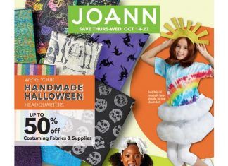 Jo-Ann Weekly Ad Oct 14 – Oct 27, 2021 (Halloween Promotion Included)