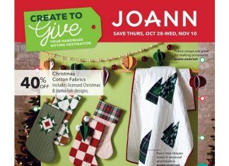 Jo-Ann Weekly Ad Oct 28 – Nov 10, 2021