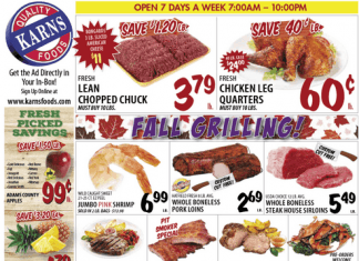 Karns Quality Foods Weekly Ad Oct 12 – Oct 18, 2021