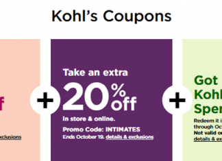 Kohl’s Weekly Ad Oct 18 – Oct 24, 2021