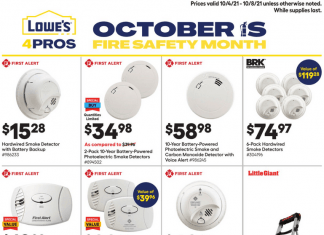 Lowe’s Weekly Ad Oct 04 – Oct 08, 2021