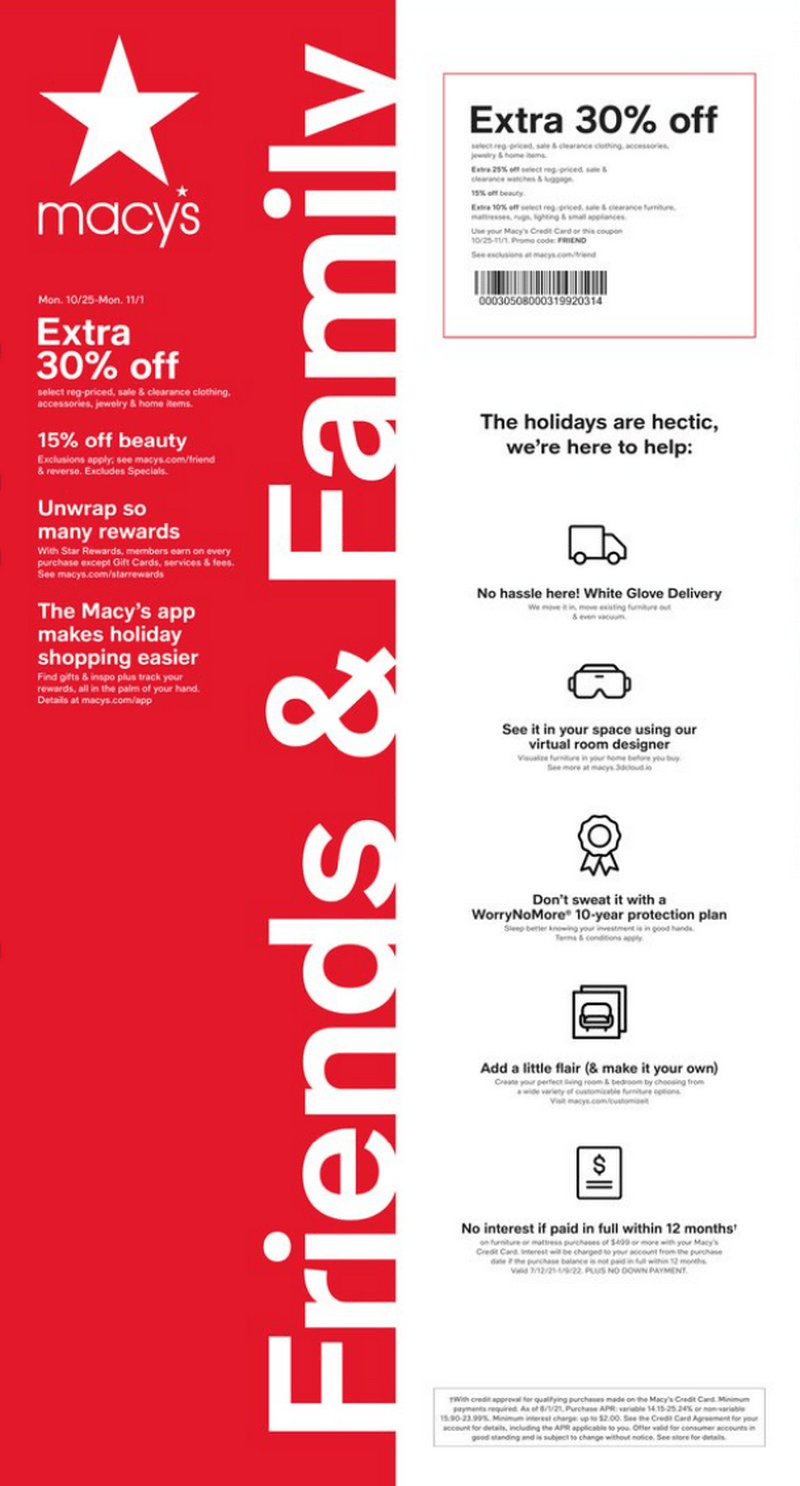 Macy's Weekly Ad Oct 31 Nov 11, 2021