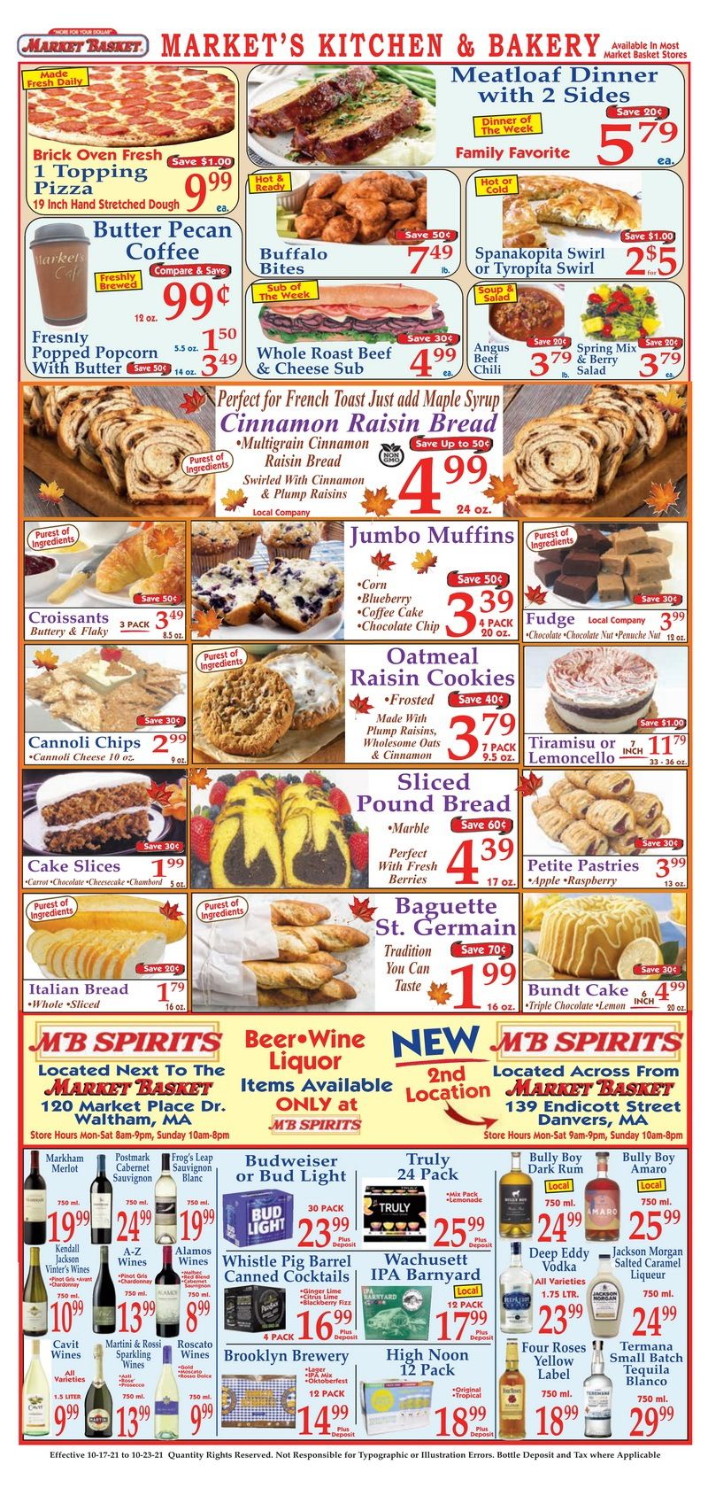 Market Basket Weekly Flyer Oct 17 – Oct 23, 2021 (Halloween Promotion ...