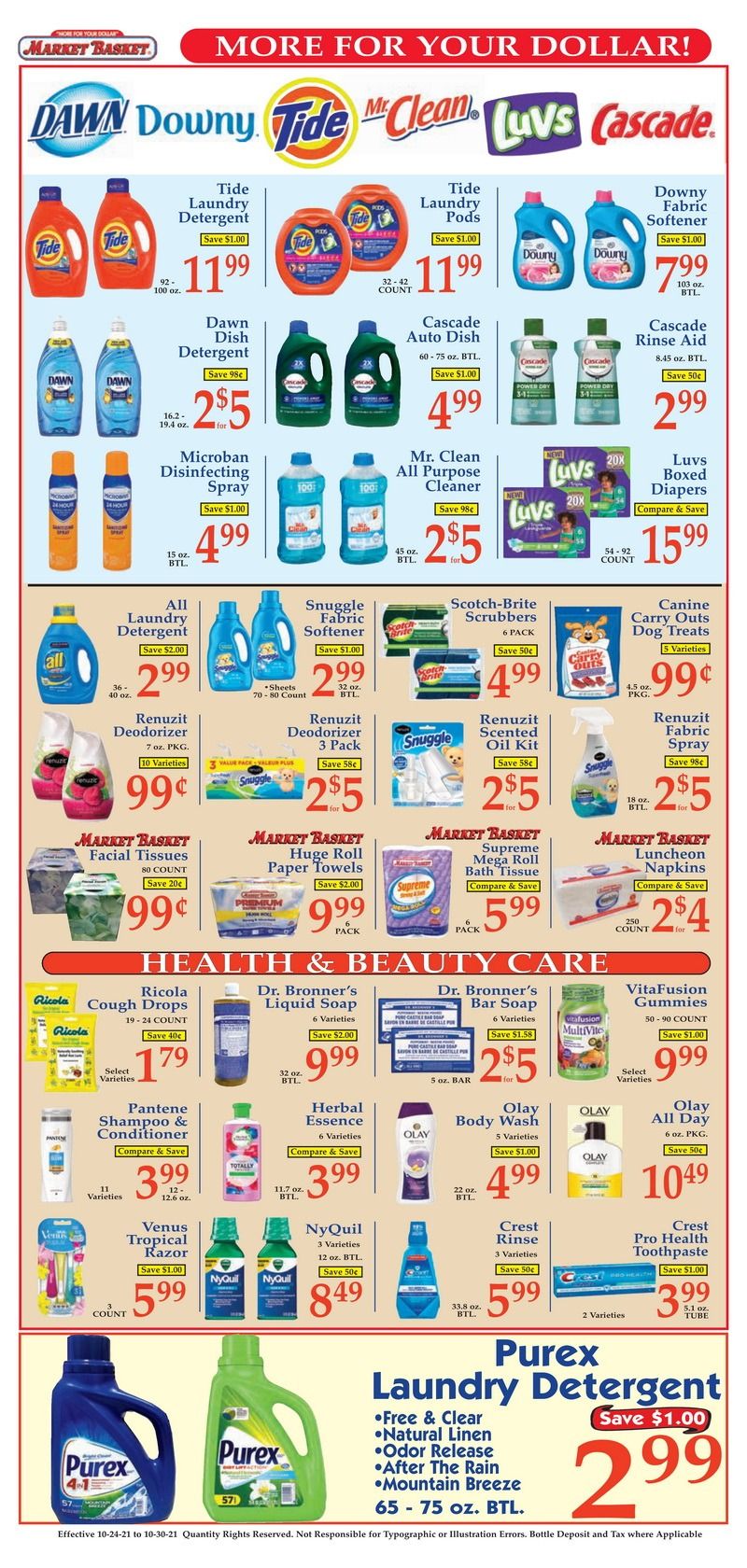 Market Basket Weekly Flyer Oct 24 – Oct 30, 2021 (Halloween Promotion ...