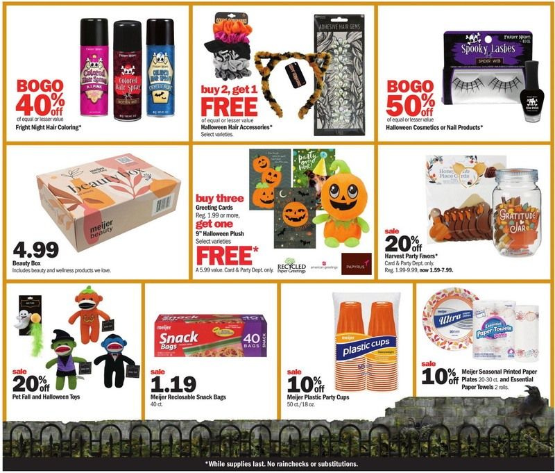 Meijer Halloween Ad Oct 17 Oct 23, 2021