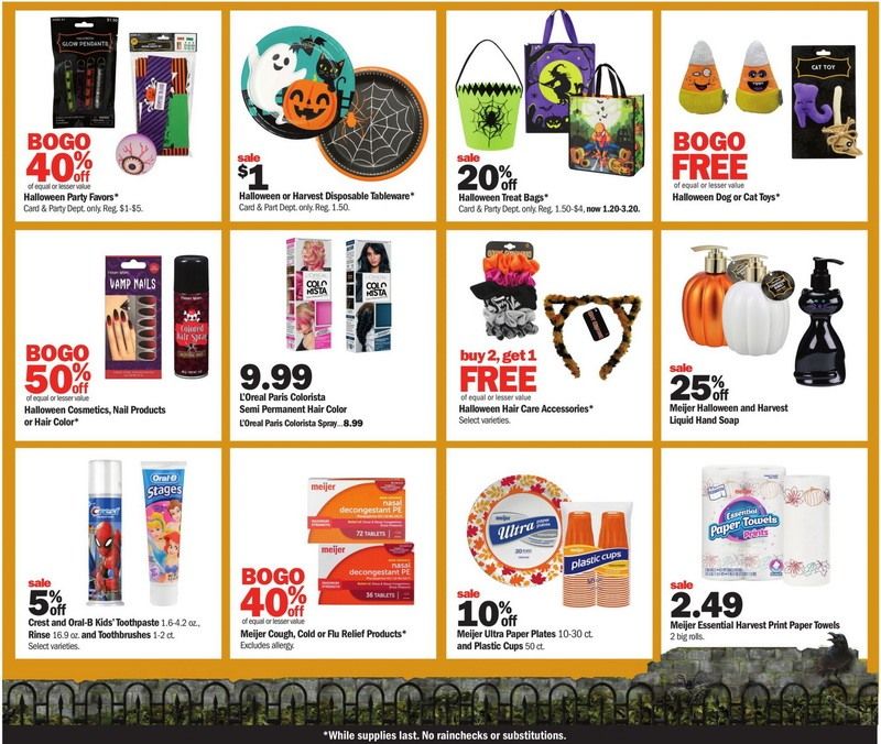 Meijer Halloween Ad Oct 24 Oct 31, 2021