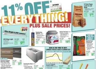 Menards Weekly Ad Oct 07 – Oct 16, 2021