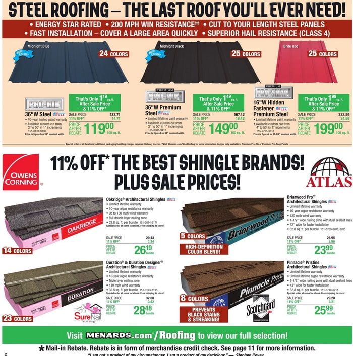Menards Weekly Ad Oct 14 Oct 23, 2021