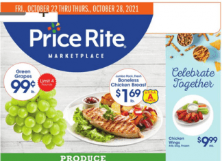 Price Rite Weekly Ad Oct 22 – Oct 28, 2021