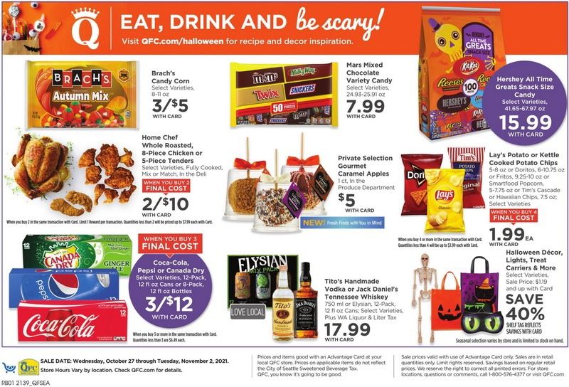 QFC Weekly Ad Oct 27 – Nov 02, 2021 (Halloween Promotion Included)